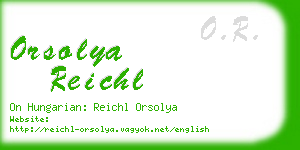 orsolya reichl business card